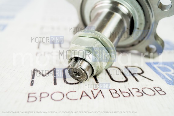 Ось заднего колеса ВолгаАвтоПром с шайбой и гайкой для ВАЗ 2108-21099, 2110-2112, 2113-2115, Лада Приора