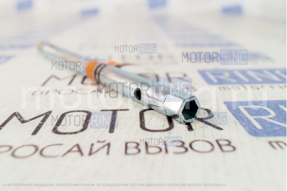 Ключ трубчатый 8х10х200 мм удлиненный АвтоDело 34118