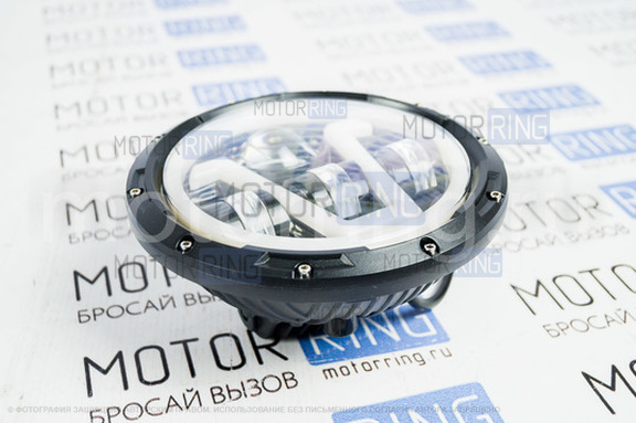 Светодиодные фары TheBestPartner 7 дюймов 60W с V-образный рисунок, повторитель поворотника и ДХО для ВАЗ 2101, 2102, Лада 4х4, Нива Легенд