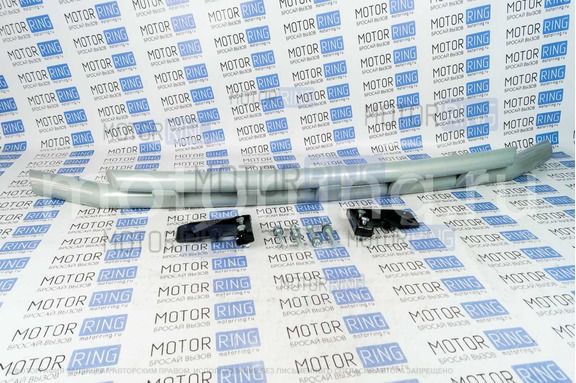 Защита переднего бампера ТехноСфера стальная Труба двойная d63,5 для Toyota Hilux Pickup 2011-2015 г.в.