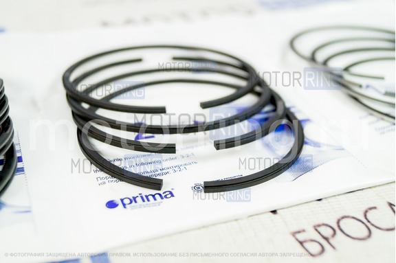Поршневые кольца Prima Standard 80,0 мм для ВАЗ 2108-21099, 2110-2112, 2113-2114, Лада 4х4, Нива Легенд, Калина, Надежда