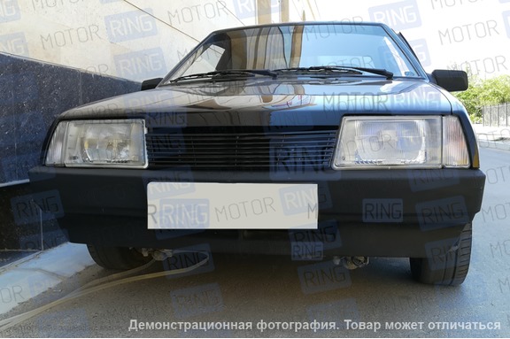 Решетка радиатора 6 линий с перемычками черная для ВАЗ 2108-21099