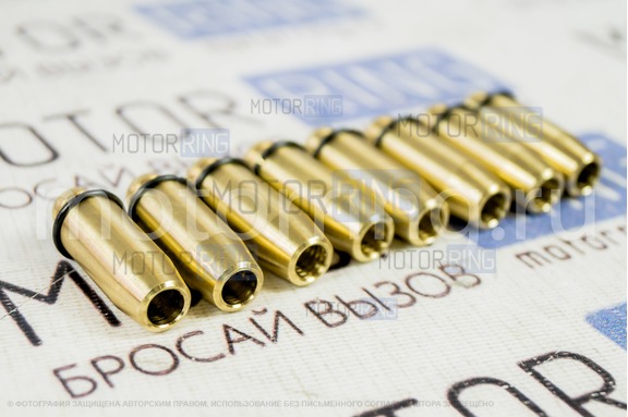Бронзовые направляющие клапанов СПОРТ для ВАЗ 2101-2107, Лада 4х4, Шевроле Нива