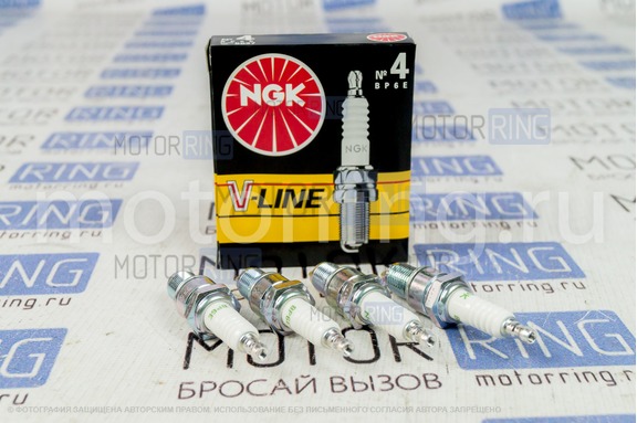 Свечи зажигания NGK-4 для карбюраторных ВАЗ 2101-2107, 2108-21099