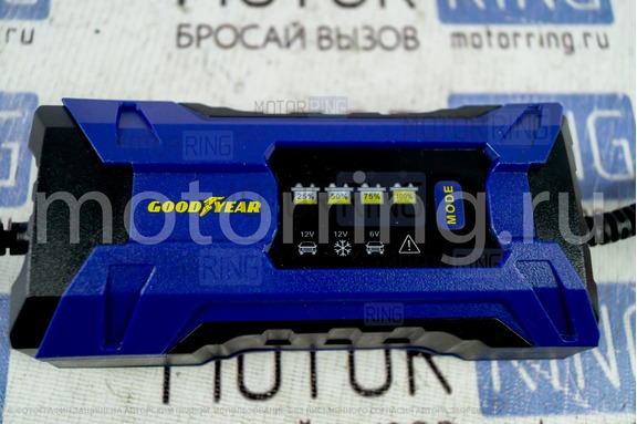 Зарядное для АКБ Goodyear CH-2A для аккумуляторов емкостью 3-60 АЧ (6V/12V)