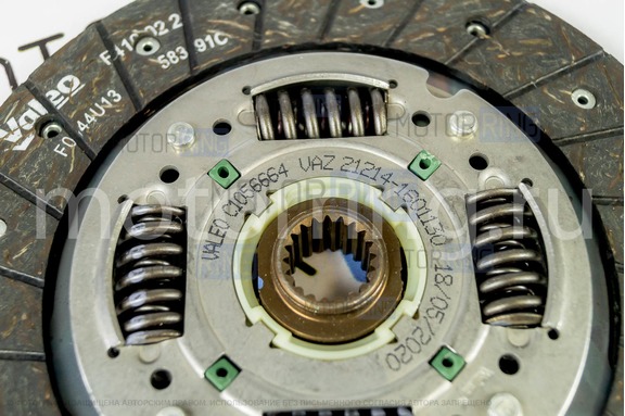 Диск сцепления ведомый VALEO для Шевроле/Лада Нива 2123