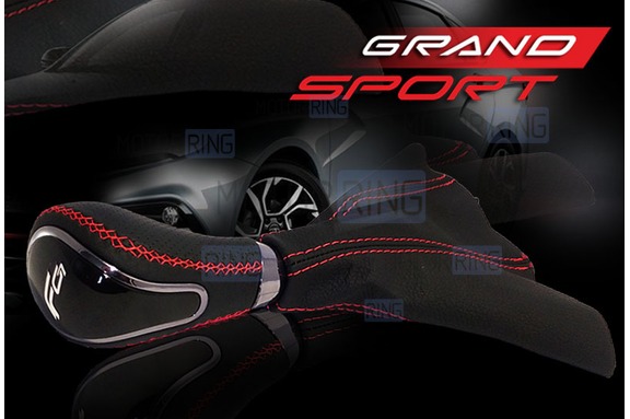 Ручка КПП с пыльником Ferrum Group Grand Sport обшитая экокожей для Лада Веста