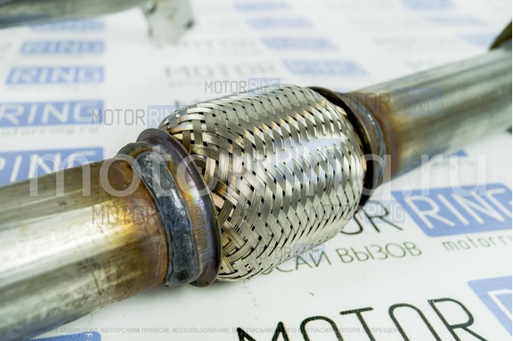 Паук 4-2-1 из нержавеющей стали с виброкомпенсатором для 16 кл Chevrolet Lacetti