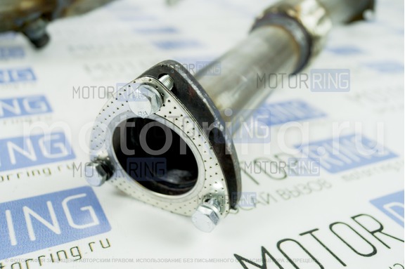 Паук 4-2-1 из нержавеющей стали с виброкомпенсатором для 16 кл Chevrolet Lacetti