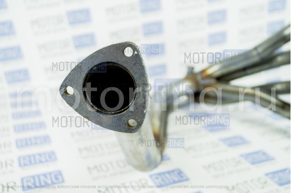 Паук 4-2-1 из нержавеющей стали с виброкомпенсатором для 16 кл Chevrolet Lacetti