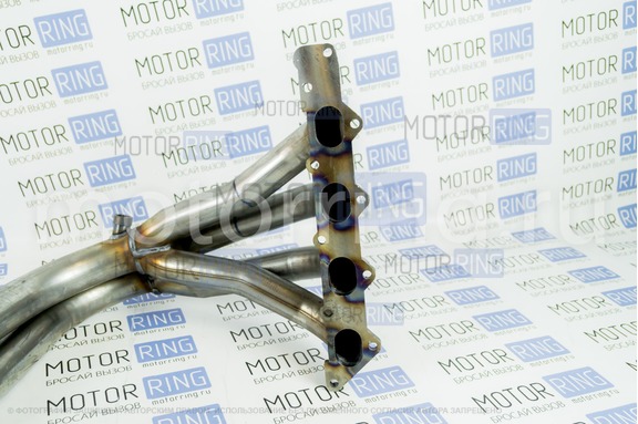 Паук 4-2-1 из нержавеющей стали с виброкомпенсатором для 16 кл Chevrolet Lacetti