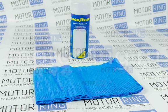 Салфетка Goodyear из синтетической замши с тиснением в тубе 43х64 см