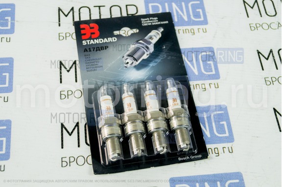 Комплект свечей зажигания Standard для 8 кл ВАЗ