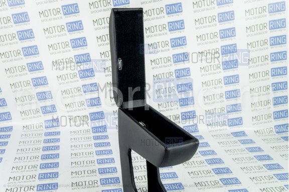 Подлокотник бокс ArmAuto из экокожи с магнитной застежкой для Nissan Terrano, Renault Duster 2009-2021 г.в., Logan 2005-2013 г.в., Sandero 2007-2012 г.в., Daewoo Matiz