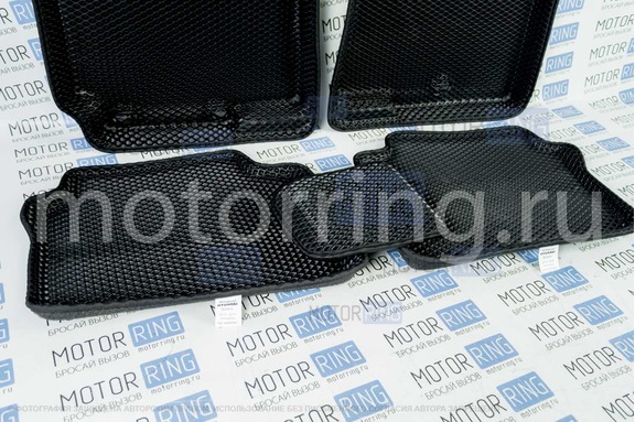 Формованные коврики EVA 3D Boratex в салон для Hyundai Solaris 2010-2016 г.в.