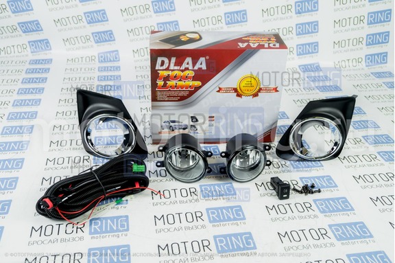 Противотуманные фары TY-422 с оригинальными рамками для Toyota Corolla 2011-2013 г.в.
