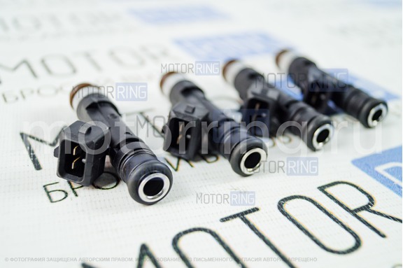 Комплект форсунок BOSCH 502 для ВАЗ 2108-21099, 2110-2112, 2113-2115, Лада Калина, Приора, 4х4 (Нива)