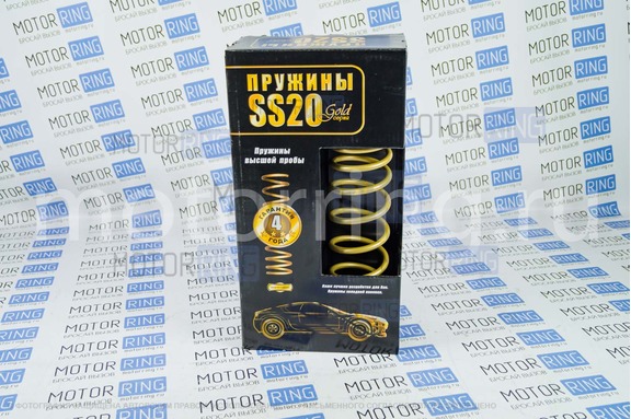 Пружины холодной навивки задней подвески SS20 Gold Progressive (переменный шаг) для ВАЗ 2110, 2112, Приора седан и хэтчбек
