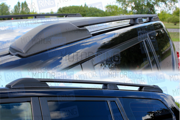 Рейлинги АПС серебристые для Toyota Land Cruiser Prado 150 с 2009 г.в.