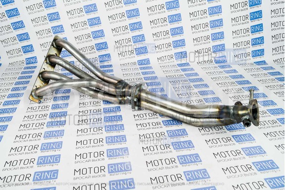 Паук 4-2-1 Stinger Auto из нержавеющей стали (две части) под двигатель 1.6 литра для 16 кл Лада Веста