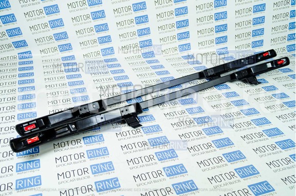 Рейлинги PT Group Комфорт черный муар для Лада Калина хэтчбек, Калина 2 хэтчбек, Гранта FL хэтчбек