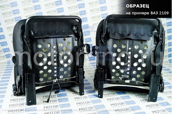 Комплект анатомического салона Recaro в сборе ткань с черной тканью 10мм (цветная строчка Соты) для ВАЗ 2110, Лада Приора седан