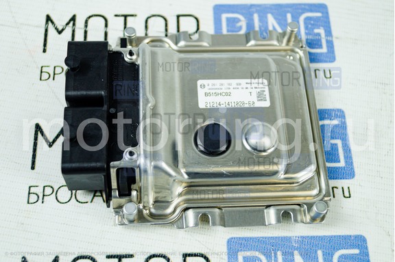 Контроллер ЭБУ BOSCH 21214-1411020-60 (ME17.9.7 E-GAS) под электронную педаль газа для Лада 4х4, Нива Легенд