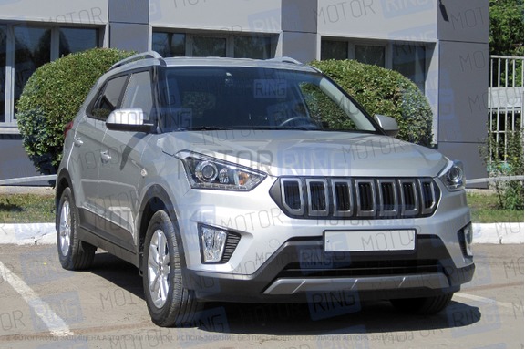 Накладка переднего бампера Sport для Hyundai Creta