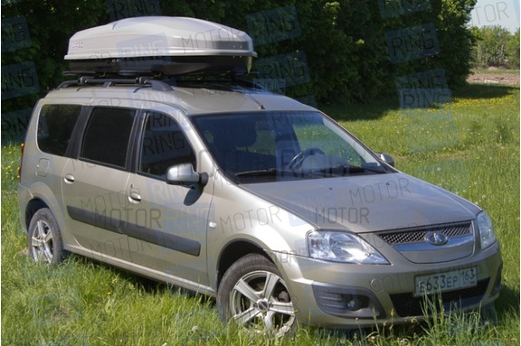 Автобокс Antares YUAGO (тиснение) с двухсторонним открыванием EuroLock 580 литров