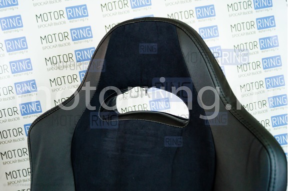 Комплект анатомического салона Recaro в сборе экокожа с алькантарой для ВАЗ 2108-21099, 2113-2115, 5-дверная Нива 2131