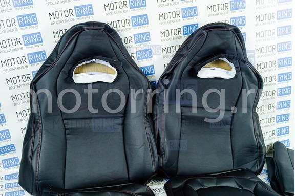 Обивка (не чехлы) сидений Recaro экокожа гладкая для 3-дверную Лада 4х4 (Нива) 21213, 21214