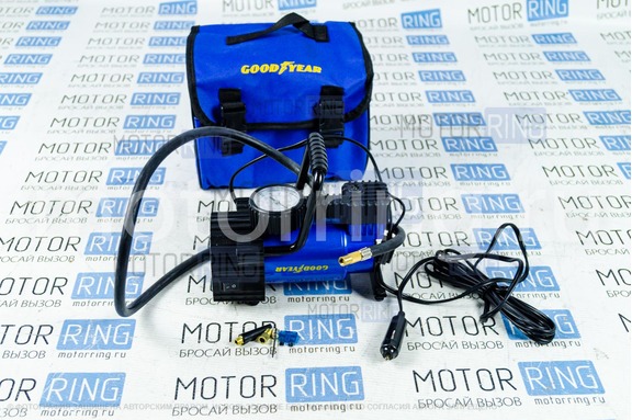 Автокомпрессор с фонарем Goodyear GY-30L LED в сумке