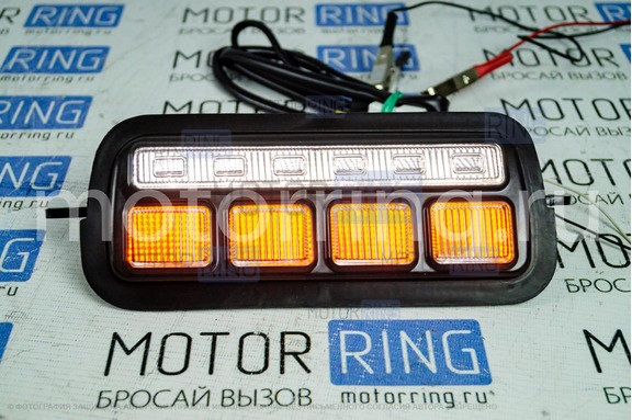 Оригинальный светодиодный (LED) подфарник Тюн-Авто с ДХО и динамическим поворотником для Лада 4х4 (Нива)