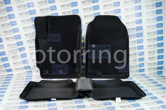 Формованные коврики EVA 3D Boratex в салон для Kia Rio 4 с 2017 года выпуска