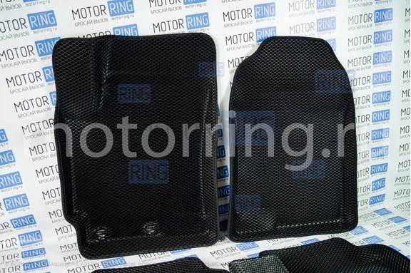 Формованные коврики EVA 3D Boratex в салон для Kia Rio 4 с 2017 года выпуска