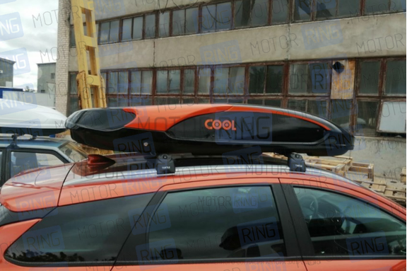 Автобокс YUAGO COOL глянцевый 400 литров