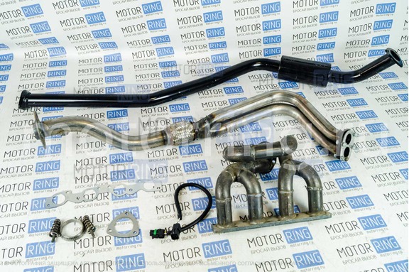 Выпускной комплект Stinger Auto с пауком Субару Саунд и резонатором (без глушителя) для 16 кл ВАЗ 2101-2107