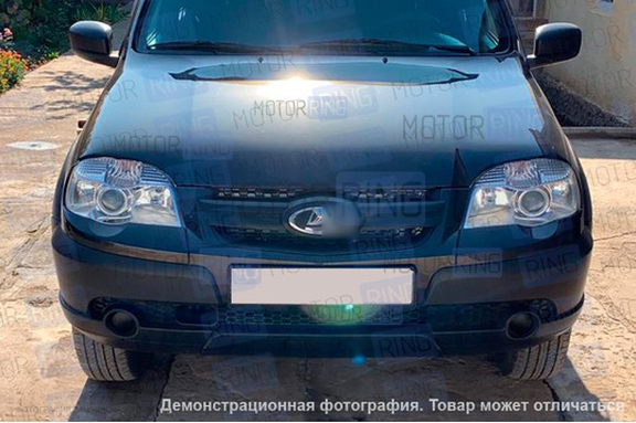Решетка радиатора нового образца под шильдик для Шевроле Нива 2009-2020 г.в., Лада Нива 2123