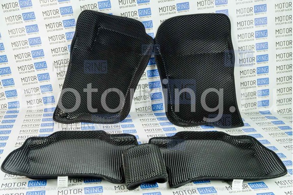 Формованные коврики EVA 3D Boratex в салон для Mitsubishi Pajero Sport 2008-2016 г.в.