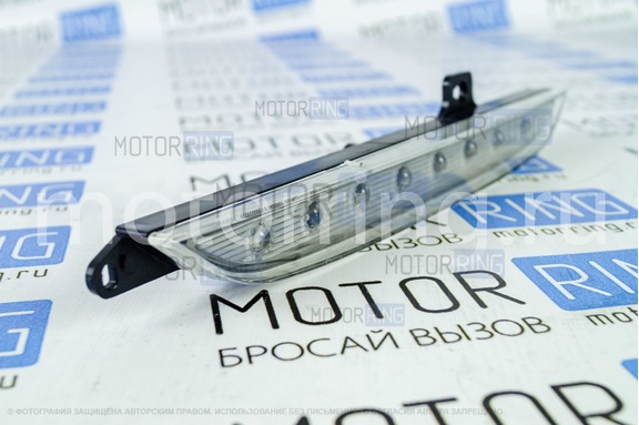 Диодный ПТФ ML белый в задний бампер Лада Веста, Гранта, Гранта FL лифтбек