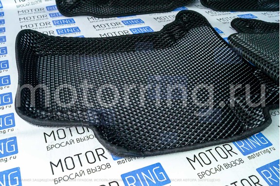 Формованные коврики EVA 3D Boratex в салон для Toyota Land Cruiser Prado 150 5 мест 2009-2015 г.в.