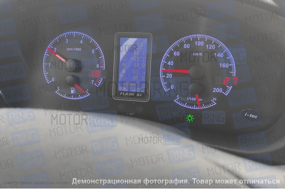 Электронная комбинация приборов Flash X4 для Лада Приора, Калина, ВАЗ 2110-2112