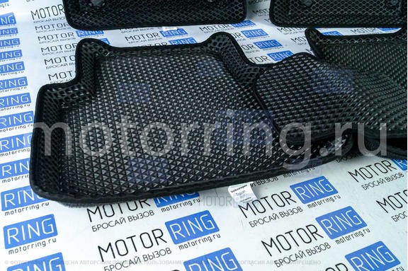 Формованные коврики EVA 3D Boratex в салон для Volkswagen Tiguan с 2017 года выпуска