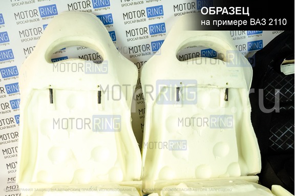 Комплект для сборки сидений Recaro (черная ткань, центр Скиф) для ВАЗ 2111, 2112, Лада Приора хэтчбек, универсал