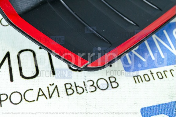 Накладка на задний бампер АртФорм для Лада Приора седан 2007-2013 г.в.
