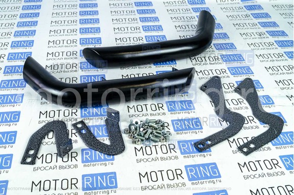 Защита заднего бампера ТехноСфера Уголки ЛЮКС для Лада 4х4, Нива Легенд с бамперами Урбан