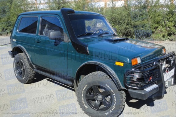 Шноркель N-Parts с УК для Лада 4х4, Нива Легенд