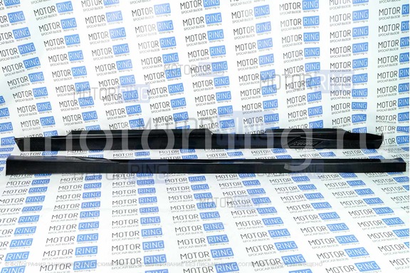 Пороги Лапша прямые с сеткой для ВАЗ 2109, 21099, 2114, 2115