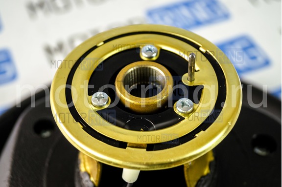 Руль Pilot Ultra черные вставки анатомический для ВАЗ 2108-21099, 2110-2112, 2113-2115