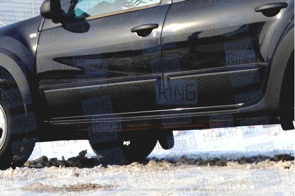 Молдинги дверей КАРТ №2 для Renault Duster с 2015 г.в.